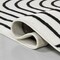 Jonathan Y Odense High-Low Minimalist Angle Geometric Black/White 4 ft. x 6 ft. Area Rug SCN101G-4 - alternate 4