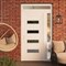 Vdomdoors Front Exterior Prehung Metal-Plastic Door, Manux 8113 White Silk, Side and Top Sidelite Transom, Of MANUX8113EXD-WS-W32+16xH80+14-RH - alternate 4