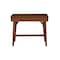 Homeroots 36" Brown Solid Manufactured Wood Writing Desk with Two Drawers 524094 - alternate 1