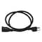 Newhouse Electric 3-foot Black Power Extension Cord EXTCORD3FT-BL - alternate 1