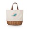 Picnic Time Family Of Brands Miami Dolphins - Promenade Picnic Basket, (Beige Canvas) 203-20-187-174-2 - alternate 1