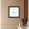 Homeroots Empty Toilet Paper Roll Black Framed Print Wall Art 529811 - alternate 3