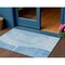 Homeroots 3' X 5' Denim Blue And Sky Blue Abstract Washable Indoor Outdoor Area Rug 582008 - alternate 1