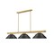 Z-Lite Vanguard Rubbed Brass 3 Light Billiard 3050-3RB-SMB - alternate 1