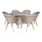 International Concepts Outdoor 7 Piece Wicker Patio Furniture Set with a Round Table and 6 Chairs KODT-448R-431-3 - alternate 1