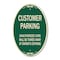 Signmission Unauthorized Cars Will Be Towed Away At Owner, 12 Inch X 18 Inch Designer, Heavy Gauge Aluminum A-OV-G-1218-9747 - alternate 1