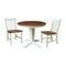 Whitewood Industries Rectangular Extension Dining Table W/ 2 Chairs, 36 in W, 30.1 in L, 48 in H, Parawood, 3 K79-36RXT-23B-C61-2 - alternate 1