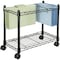 Fellowes Rolling File Cart, 24"x14"x20-1/2", Black FEL45081 - alternate 3