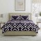 Lavish Home 3-Piece Queen Quilt Bedding Set - Bedspread and 2 Pillow Shams with Geometric Pattern, Navy/White 66-003-PRT-GQ - alternate 8