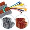 Maximm 3ft 1" Split Wire Loom Cable Protector, 4PK, Blk/Wht & Blk/Org, 4PK SCW-3FT-1-2BW-2BO-4PK - alternate 1