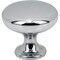 Designperfect 1-3/16 Diameter Round Cabinet Knob, Polished Chrome DPA-R28KPC - alternate 1