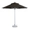 Homeroots 13ft Black Polyester Round Market Patio Umbrella 491979 - alternate 4