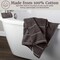 Lavish Home 6PC Bathroom Towels Set 100% Cotton Bathroom Accessories Soft Towel Set for Shower, Gym, Dorm, Spa 67-0024-CH - alternate 5