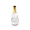 Homeroots Set of Two Clear And Gold Geo Orbs Crystal Tabletop Taper Candlesticks, 2PK 590266 - alternate 5