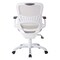 Osp Home Furnishings Riley Office Chair, White Mesh RLY26-WH - alternate 4