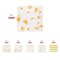 Smarty Had A Party White with Gold Paint Splatter Paper BeverageCocktail Napkins 600 Napkins, 600PK 3292-CASE - alternate 9