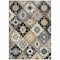 Homeroots 9' X 12' Black Wheat And Gray Southwestern Washable Indoor Outdoor Area Rug 632255 - alternate 6