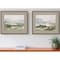Homeroots Set Of Two Reservoir Brown Framed Print Wall Art, 2PK 525270 - alternate 3