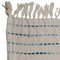 Homeroots 50" X 60" Cream Kantha Cotton Striped Throw Blanket with Embroidery 516629 - alternate 5