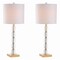 Jonathan Y Claire 28.5" Crystal LED Table Lamp, Clear/Brass, 2PK JYL5001A-SET2 - alternate 12