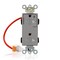Leviton PlugsandReceptacles, 20A, 125VAC, Gry, Nylon MT163-1CG - alternate 1