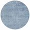 Homeroots 8' Blue And Ivory Round Abstract Washable Indoor Outdoor Area Rug 631589 - alternate 4