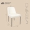 Manhattan Comfort Loft Metal Vegan Leather Side Chair in Ivory - Set of 2 DC1533-3 - alternate 8