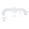 Icon Tandem Axle Fender Skirt FS1736 for Starcraft - Polar White 01736 - alternate 3