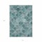 Homeroots 10' X 14' Teal Blue Aqua And Gray Abstract Washable Indoor Outdoor Area Rug 577696 - alternate 7