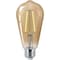 Signify Vintage 40W Equivalent Amber ST19 Medium LED Decorative Light Bulb, 2PK 564849 - alternate 5