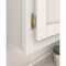 Amerock Cabinet Hinge, 105 deg Hinge Opening, 3/8 in Inset, Self-Closing Close, Golden Champagne BPR3428BBZ - alternate 2
