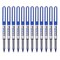 Deli THINK Rollerball Pen 0.7mm, Blue Ink, Capped, 1100m, 12PK EQ20530 - alternate 4