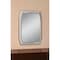Homeroots 49" Taupe Abstract Glass Framed Accent Mirror 372077 - alternate 3