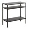Homeroots 24" Black Steel End Table With Two Shelves 544203 - alternate 8