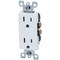 Leviton Decora 15A White Residential Grade 5-15R Duplex Outlet S02-05325-0WS - alternate 3