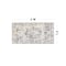 World Rug Gallery Transitional Distressed Medallion Washable Non Slip Area Rug 2 ft x 4 ft Gray WR79GRAY2X4 - alternate 5