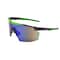 Pyramex PMXSPEC, Safety Glasses, Anti-Fog, Green Mirror Lens, Black/Green Frame SBL11257ST - alternate 1