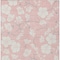 Homeroots 9' X 12' Pink Ivory And Gray Floral Washable Indoor Outdoor Area Rug 599908 - alternate 8