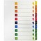 Business Source Color Coded Table of Contents/Tabs Index Dividers 10, PK24 21910 - alternate 3