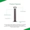 Beyond Led Technology ARCHITECTURAL LED BOLLARD, Adj Watt 14/19/24, 2880 LM, Adj CCT 3000K/4000K/5000K, 42", Type V 157261 - alternate 8