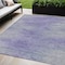 Homeroots 5' X 8' Plum And Purple Abstract Washable Indoor Outdoor Area Rug 587219 - alternate 1