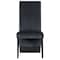 Homeroots Set of Two Black Upholstered Velvet Dining Side Chairs 564878 - alternate 7