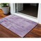 Homeroots 3' X 5' Lavender And Purple Abstract Washable Indoor Outdoor Area Rug 602719 - alternate 1
