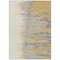Homeroots 3' X 5' Gold Gray And Beige Abstract Washable Indoor Outdoor Area Rug 601206 - alternate 5