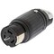 Hubbell Wiring Locking Devices, Twist-Lock, Industrial, Female Connector Body, 50A 3-Phase Delta 480V AC, Non-NEMA CS8164C - alternate 2