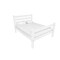Homeroots White Solid Wood Twin Bed Frame 546946 - alternate 5