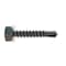 Zoro Select Self-Drilling Screw, #8 x 3/4 in, Zinc Plated Steel Flange Hex Head External Hex Drive, 100 PK TKHWI0-800750-2 - alternate 3