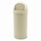 Rubbermaid Commercial 15 gal Round Indoor Plastic Can, Beige, Side Door, Polyethylene FG816088BEIG - alternate 1