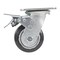 Vestil Rubber Swivel With Total Brake Caster 4 In. Diameter x 2 In. Width 551 lb Black/Gray CST-VE-4X2MRA-SWTB - alternate 9