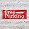 Signmission Free parking Right, 36 Inch x 96 Inch, Vinyl Banner B-96-30645 - alternate 5